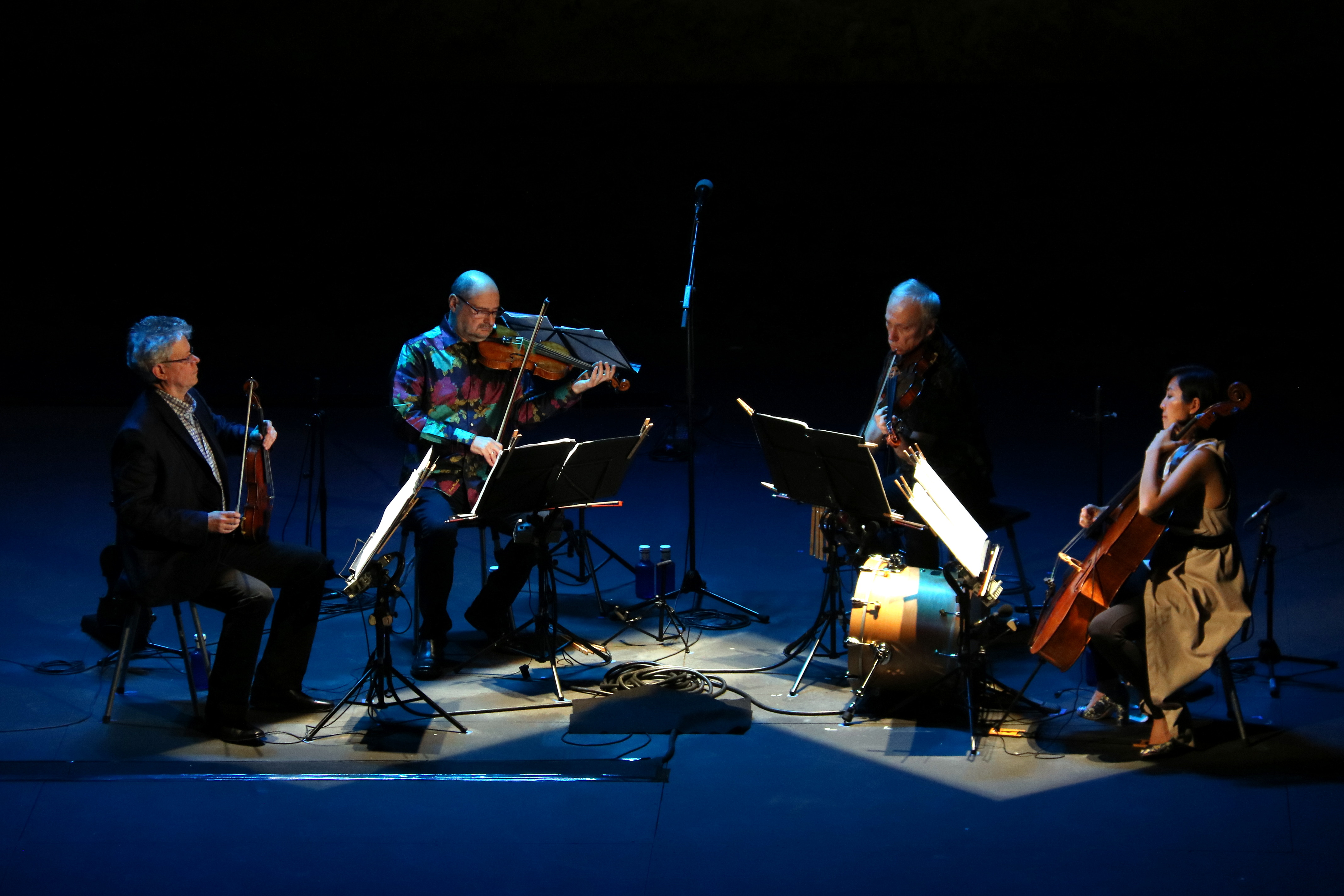 San Francisco's Kronos Quartet plays Festival Grec's opening concert on June 26, 2019 (Pere Francesch/ACN)